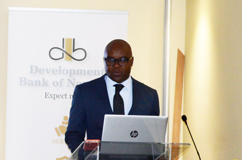 Towards business survival. Development Bank CEO Martin Inkumbi announced a far-reaching business rescue programme consisting of independent business advisors, turnabout programmes and possible conversion of a portion of debts owed to the Bank into preference shares.